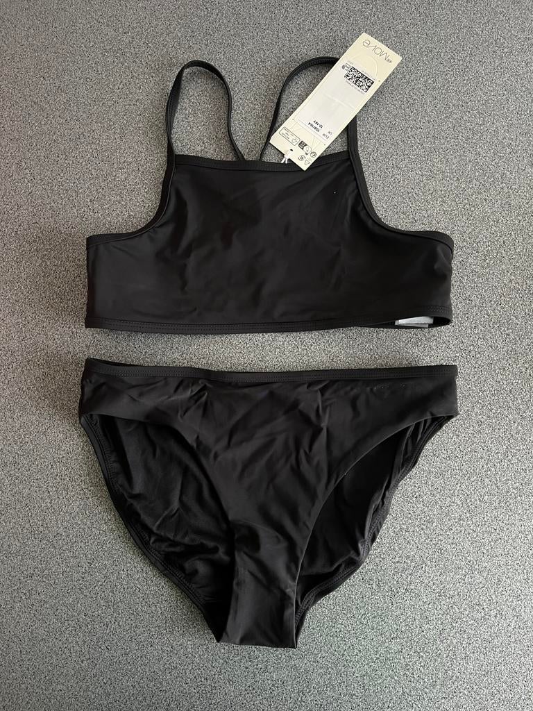 Zwarte sportbikini H&M - maat 158/164, Enfants & Bébés, Maillots de bain pour enfants, Neuf, Enlèvement ou Envoi, Taille 158, Ensemble de bikini