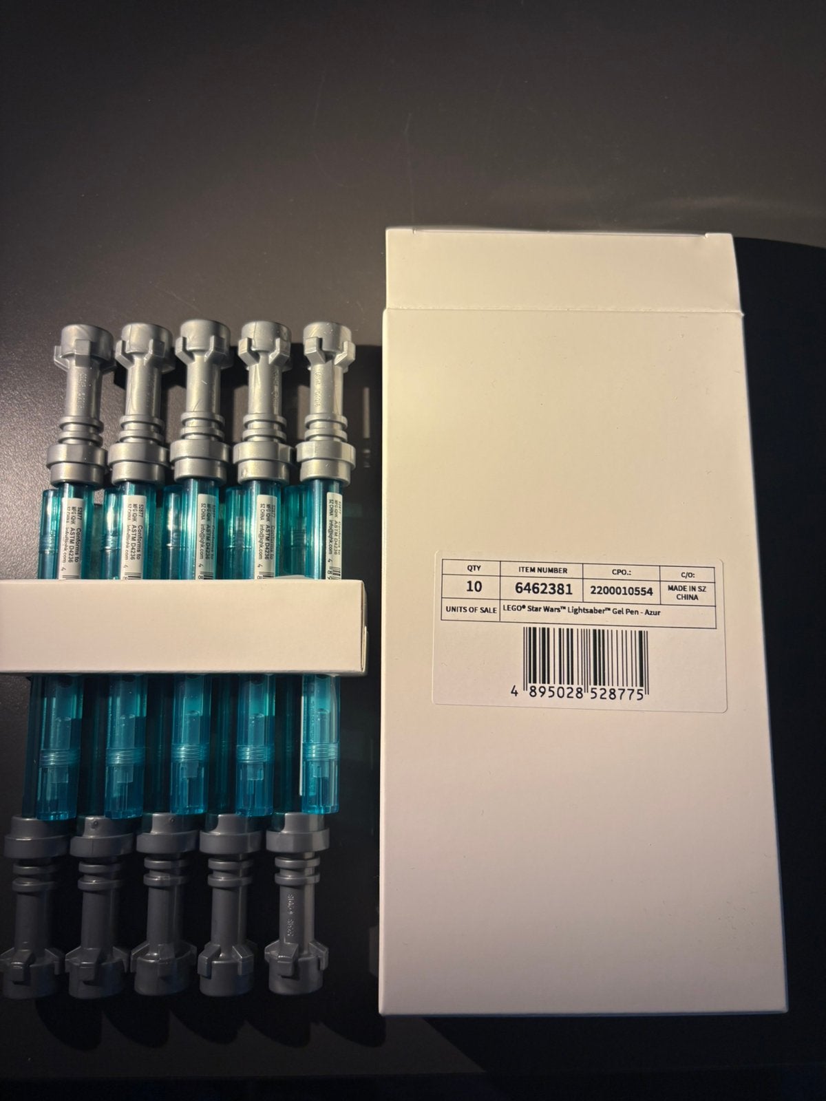 Lego Star Wars gel pen ‘azur’ 10 pack, Ophalen of Verzenden, Nieuw