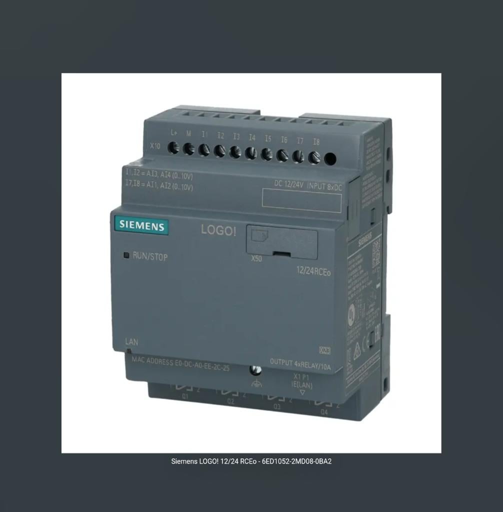 Siemens Logo 8.4 basismodule 12/24RCEo, Ophalen of Verzenden, Nieuw