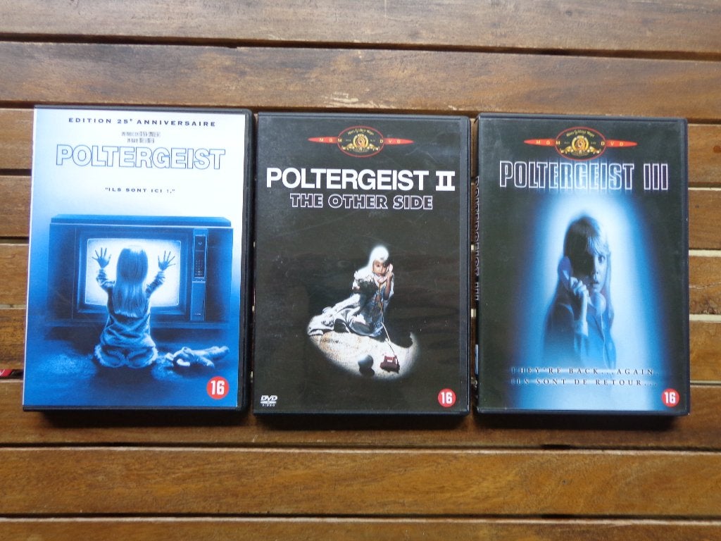 )))  Trilogie Poltergeist  //  Horreur   (((, Cd's en Dvd's, Ophalen of Verzenden, Zo goed als nieuw, Nederlands, Vanaf 12 jaar