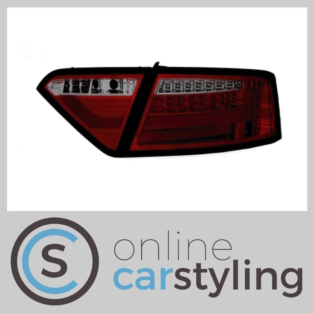 LED Achterlichten Audi A5 B8 Rood Smoke Lightbar Design, Neuf, -, Audi, -