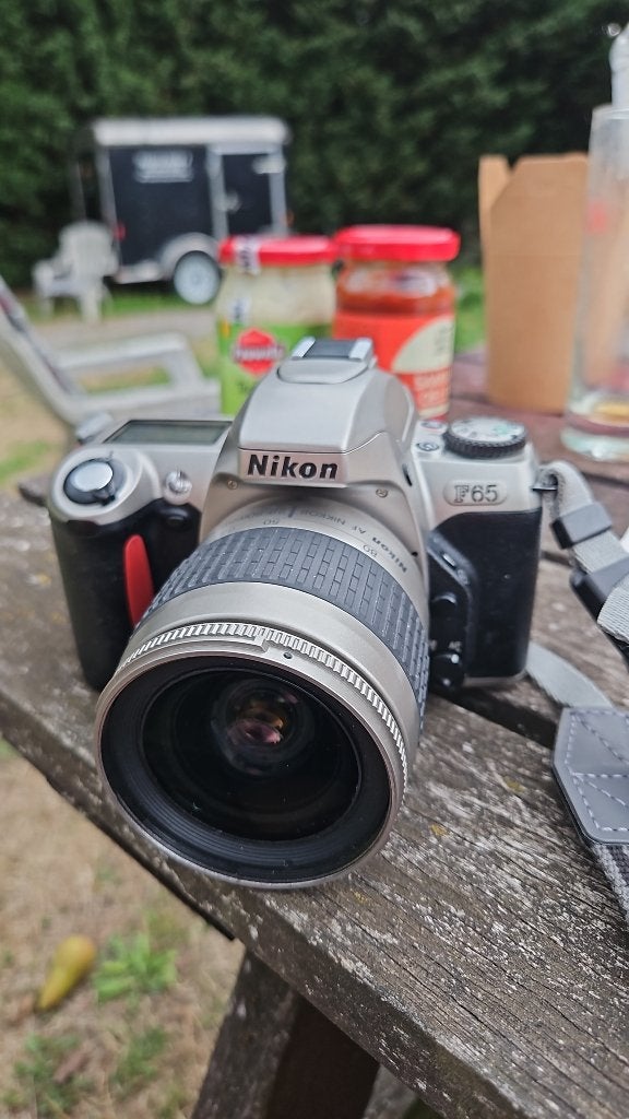 Nikon F65 zilver, Ophalen, Gebruikt