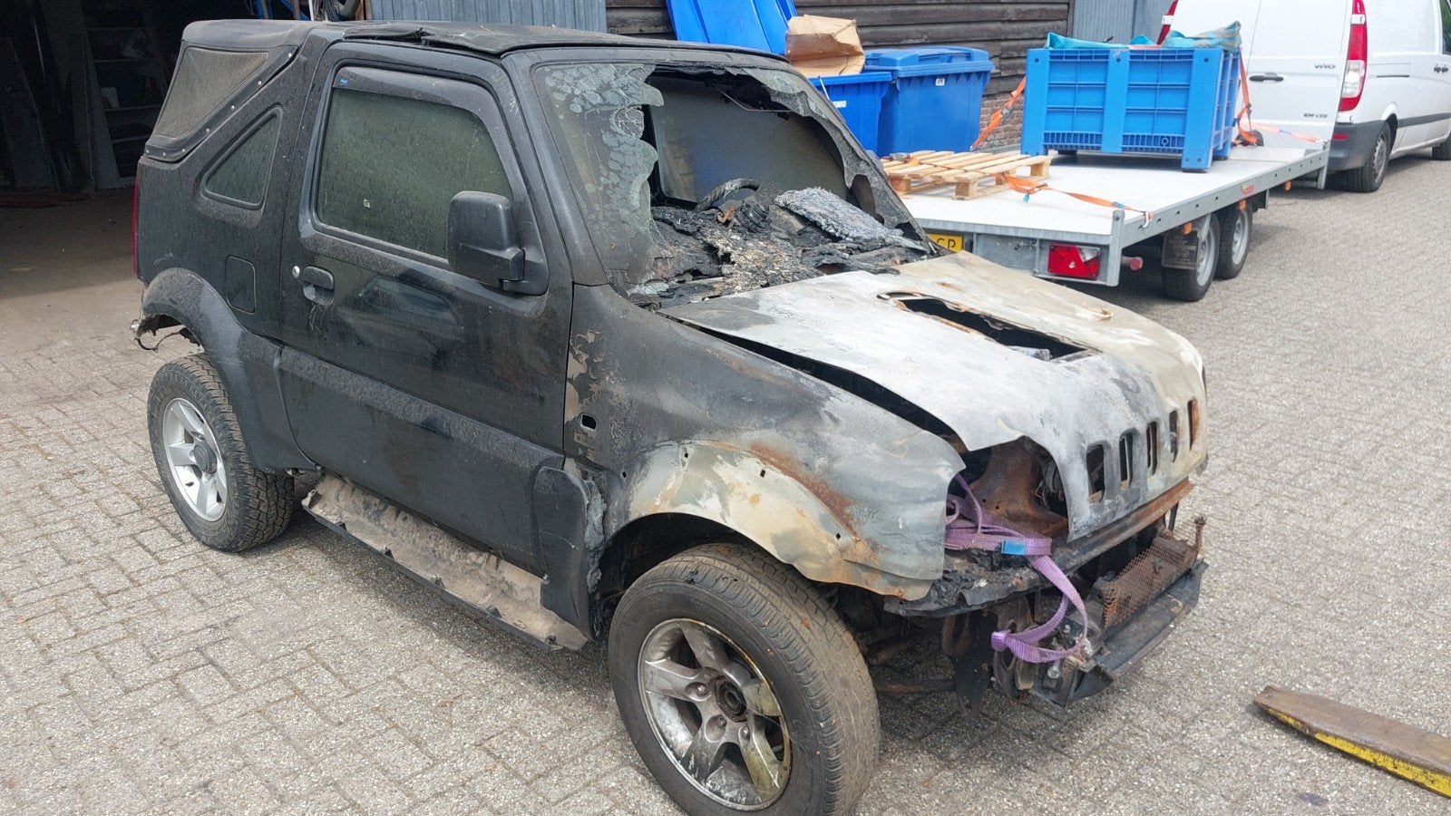 3x Suzuki Jimny Diesel voor onderdelen, Ophalen, Voor, Suzuki