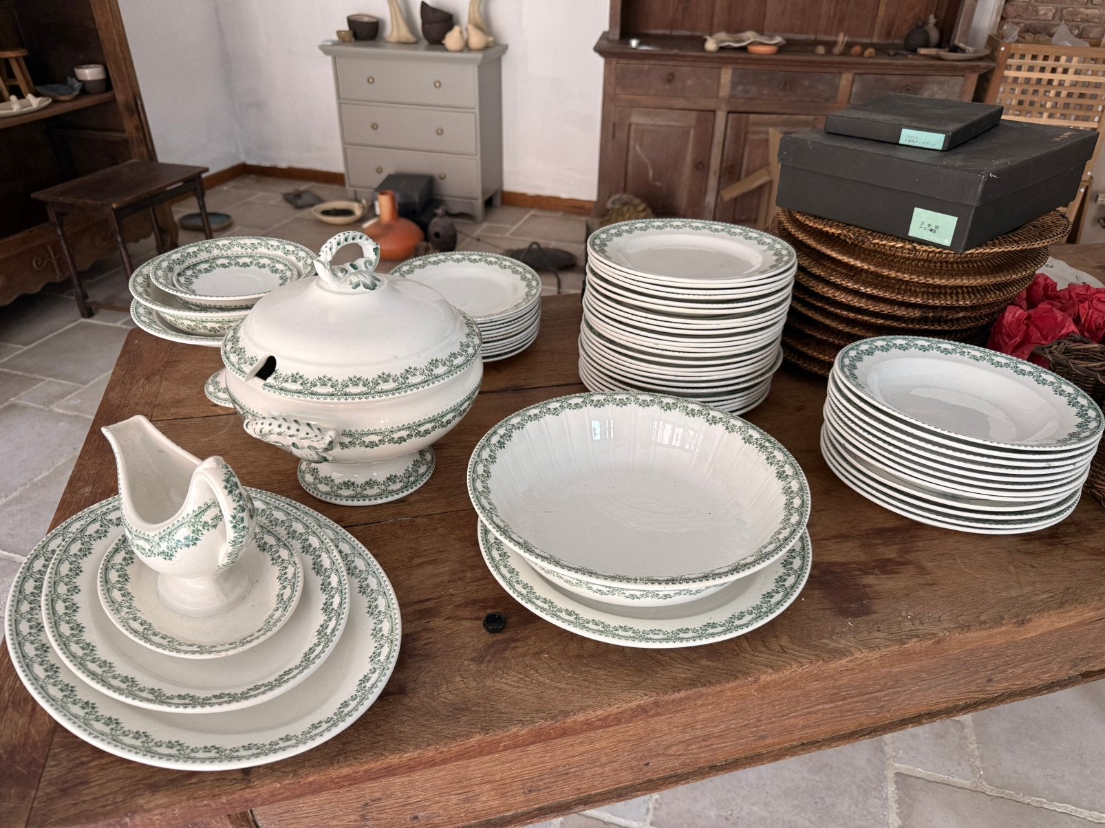 Service Carlotta années 50-60, Antiquités & Art, Enlèvement