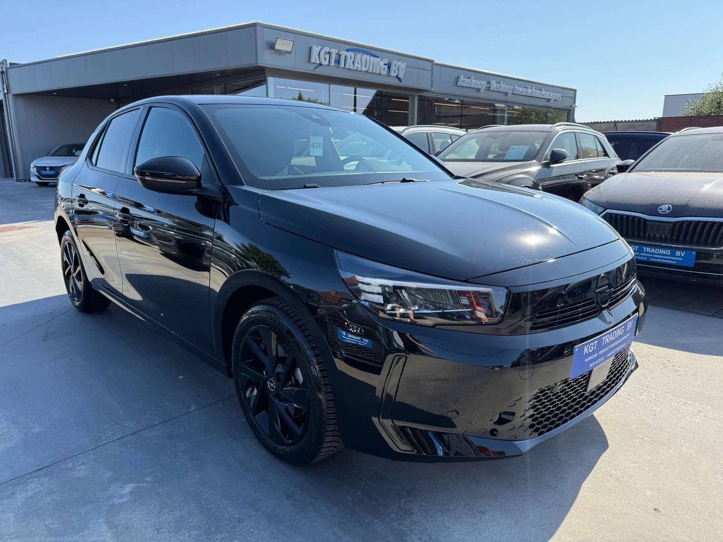 Opel Corsa 1.2i TURBO GS-LINE FULL BLACK SPORTZETELS LEDER C, Autos, Opel, Entreprise, Boîte manuelle, Noir, 5 portes