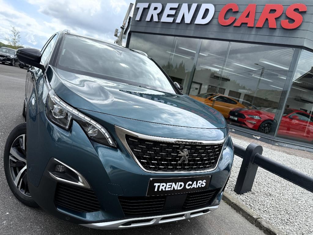 PEUGEOT 5008 1.5 BLUEHDI GT Line AUT KEYLESS CAM360, Auto's, Peugeot, Monovolume, 4 cilinders, 7 zetels, Leder