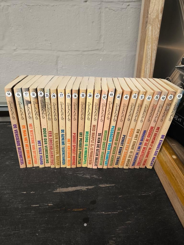 Agatha Christie thrillers 24 stuks, Enlèvement, Comme neuf, Agatha Christie, Belgique