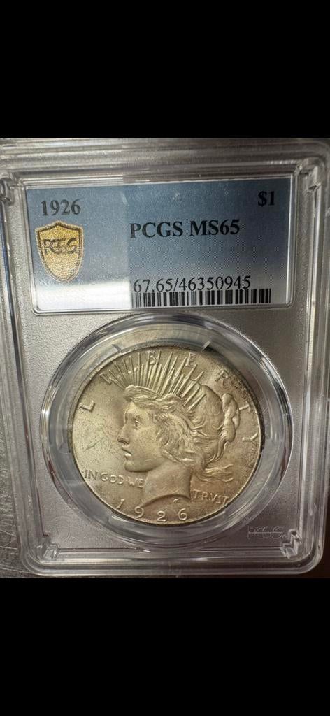 Peace dollar 1926 GESTOLEN, Postzegels en Munten, Ophalen of Verzenden