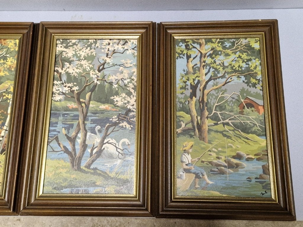 Schilderkunst 3 delig, Ophalen