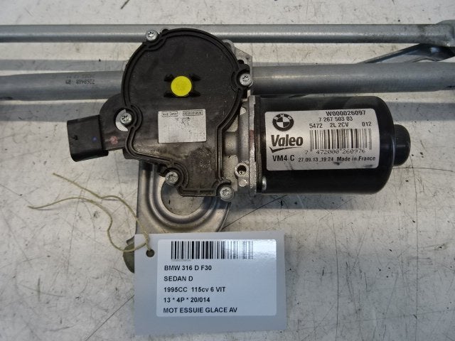 MOTEUR ESSUIE-GLACE AVANT BMW 3 serie (F30) (726750303), Utilisé, BMW