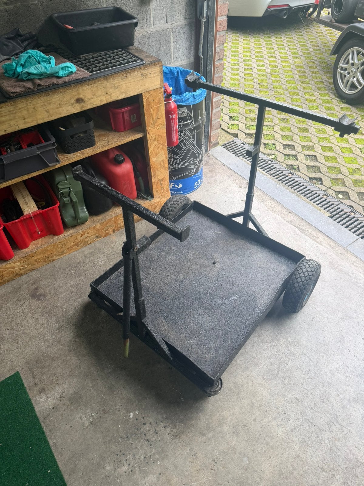 Chariot kaart, Ophalen, Zo goed als nieuw