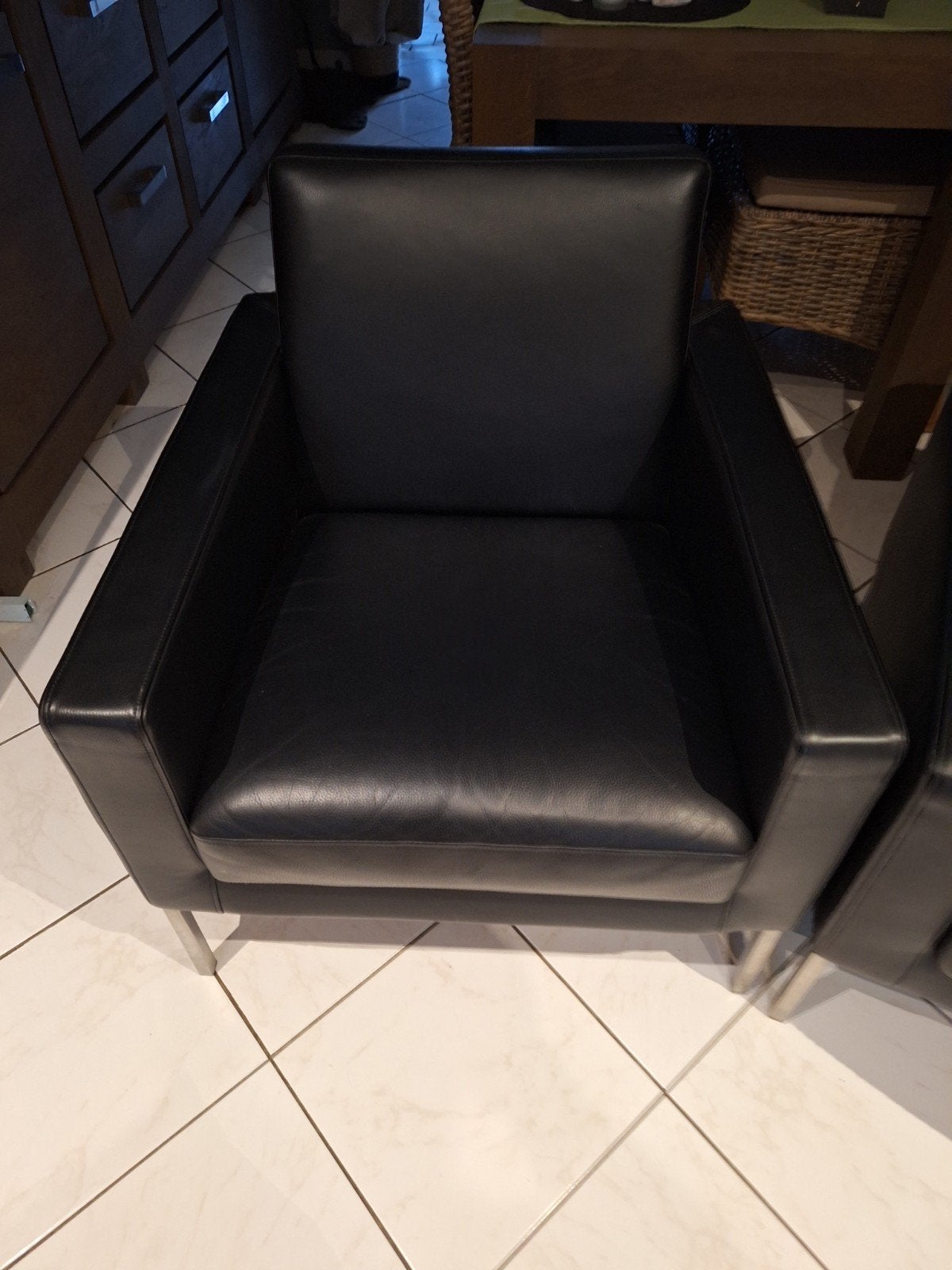 vend magnifique fauteuils, Huis en Inrichting, Fauteuils, Ophalen, Minder dan 75 cm, Leer, Zo goed als nieuw