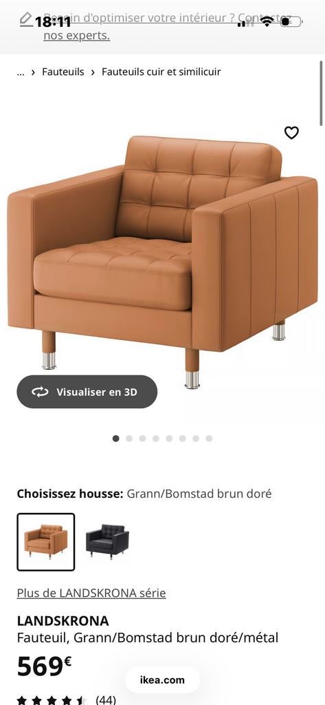 Fauteuil 1 place, Ophalen, Zo goed als nieuw