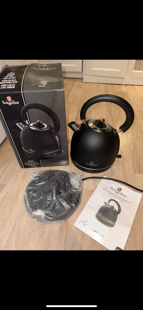 Berlinger hause waterkoker rosegold, 1 tot 2 liter, Ophalen of Verzenden, Nieuw