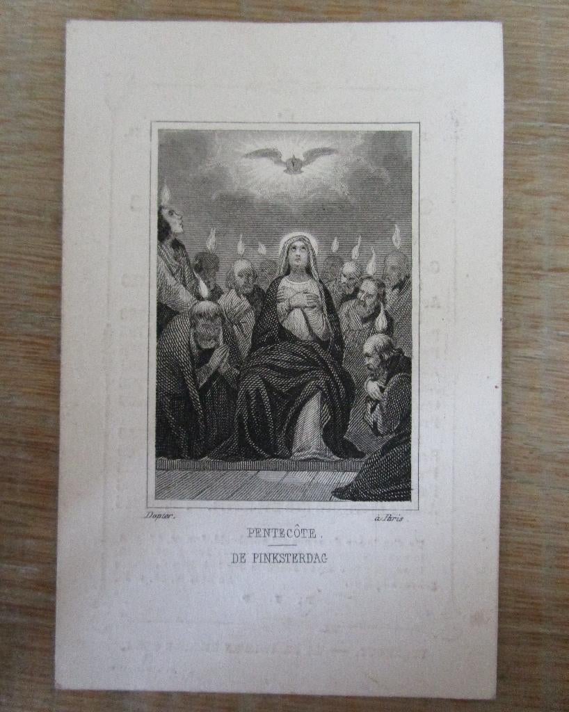 doodsprentjes Pastoor gestorven 1845 tot 1983, Enlèvement ou Envoi, Carte de condoléances