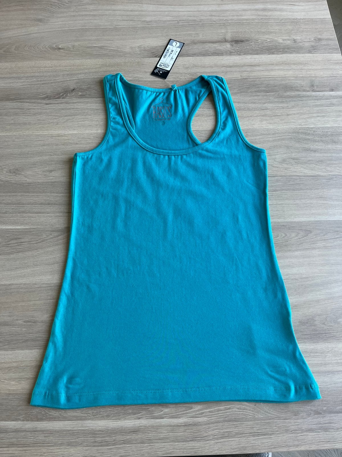 Turquoise tanktop Clockhouse C&A - maat L, Vêtements | Femmes, Vêtements de sport, Enlèvement ou Envoi, Neuf, Taille 42/44 (L)