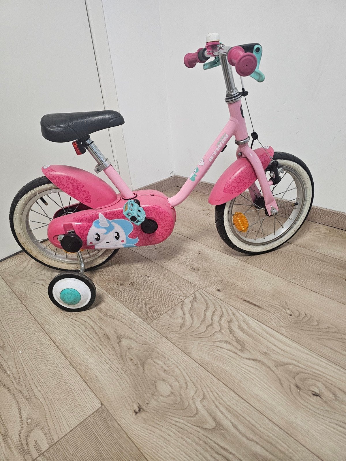 Meisjes fiets voor peuters, Ophalen