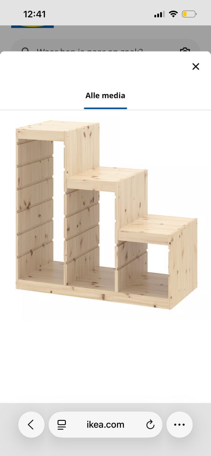 Speelgoedkast, Kinderen en Baby's, Kinderkamer | Commodes en Kasten, Ophalen, Zo goed als nieuw