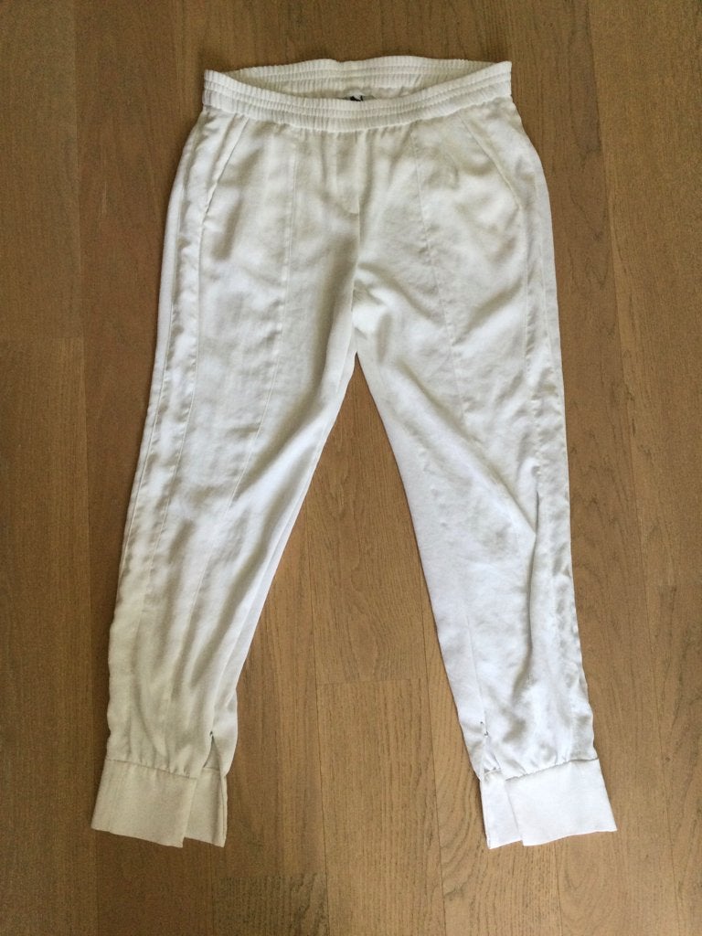 Witte broek Marc Cain, Wit, Maat 42/44 (L), Ophalen of Verzenden, Zo goed als nieuw