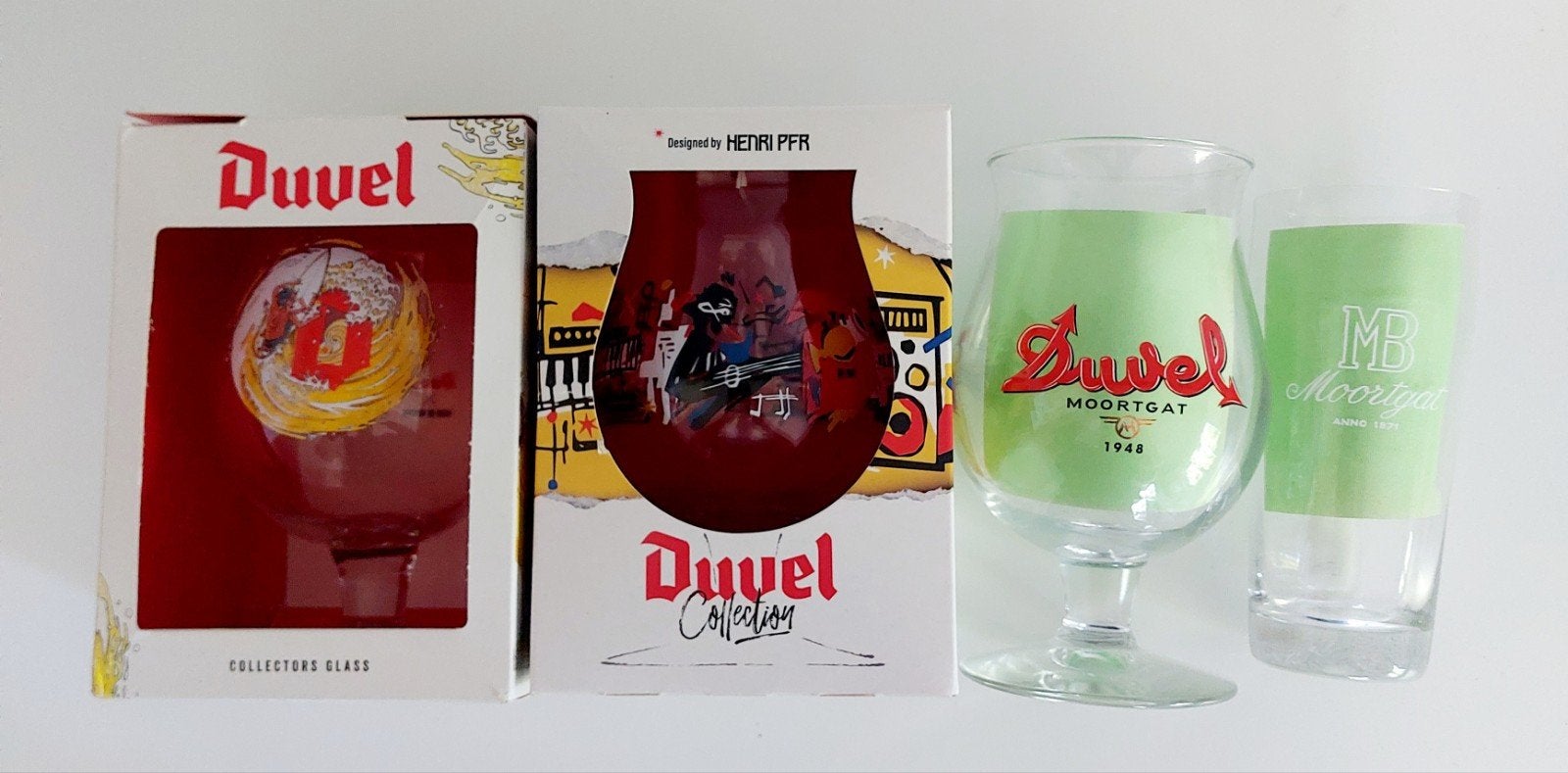 4 verres duvel, Enlèvement