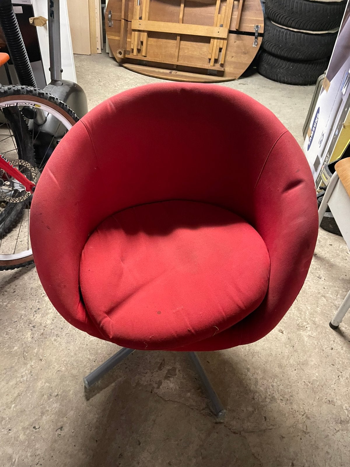 Fauteuil vintage, Maison & Meubles, Enlèvement, Utilisé, Métal