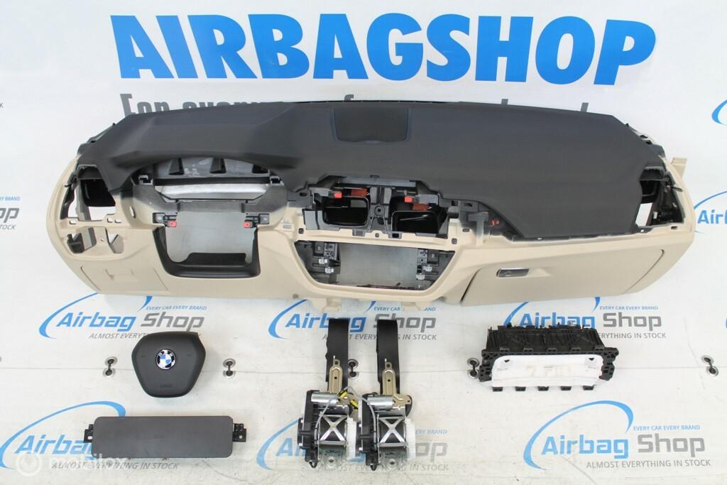 Airbag set Dashboard zwart/beige speaker BMW X4 G02 2018-..., Gebruikt, Ophalen of Verzenden
