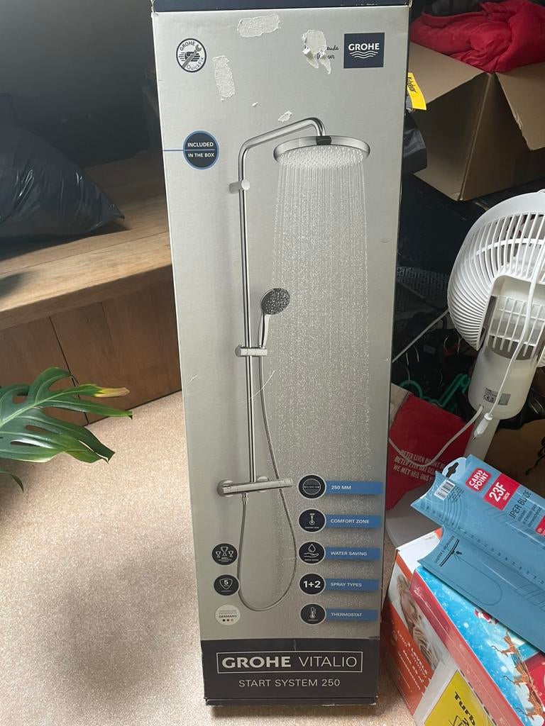 GROHE Vitalio Start 250 doucheset chroom, Ophalen of Verzenden, Nieuw, Overige typen