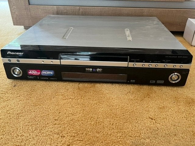 Pioneer DVR-930H – DVD & HDD Recorder 400GB, Audio, Tv en Foto, DVD spelers, Ophalen, Gebruikt, Met harddisk, Dvd-recorder