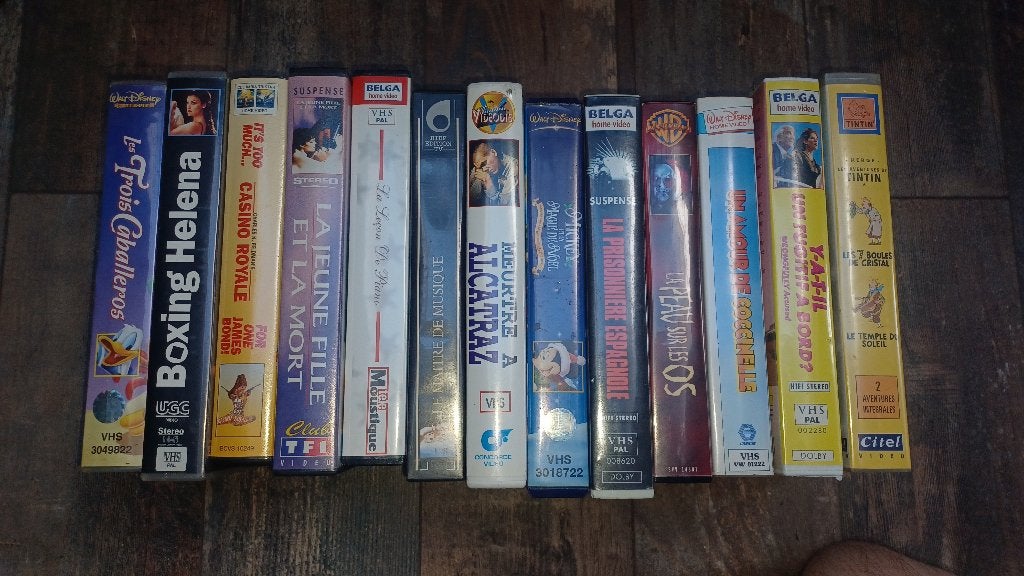 Lot de VHS, Cd's en Dvd's, Ophalen of Verzenden, Gebruikt, Komedie, VHS