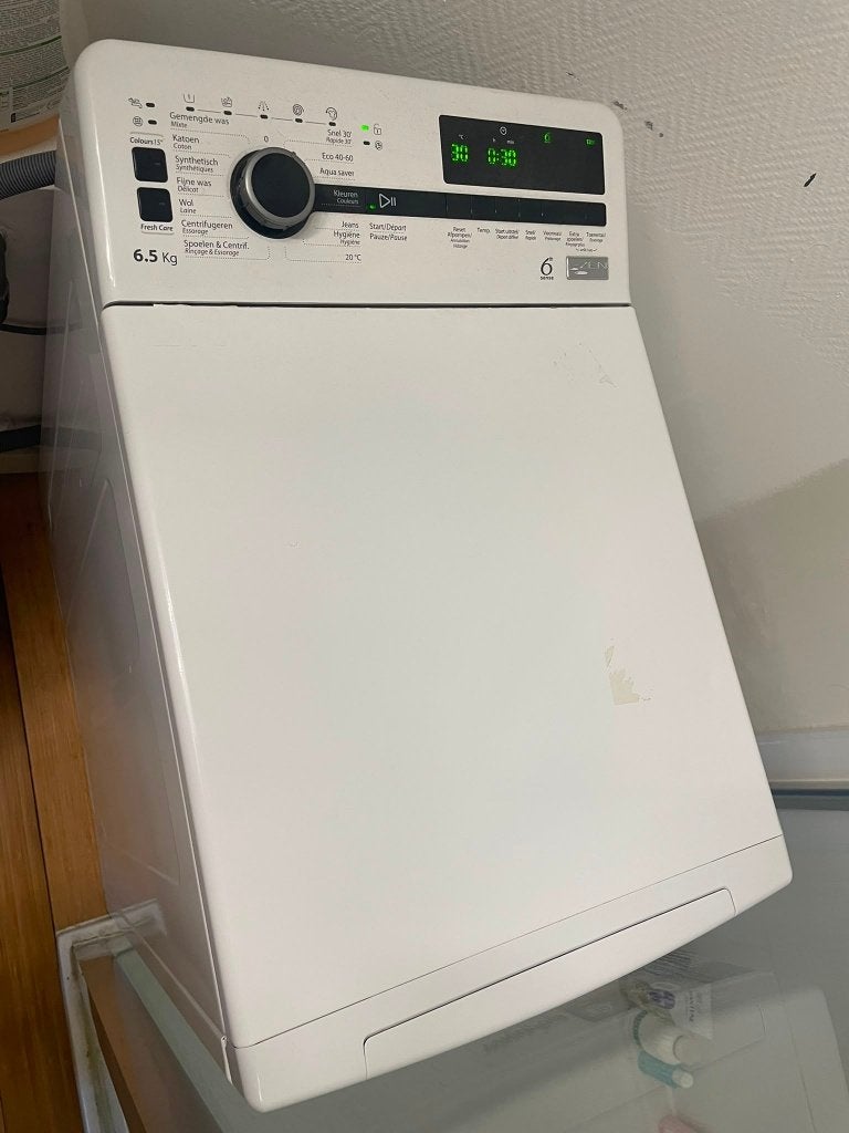 Whirlpool wasmachine Bovenlader 6,5 kg, Ophalen, 6 tot 8 kg, Bovenlader, Handwasprogramma