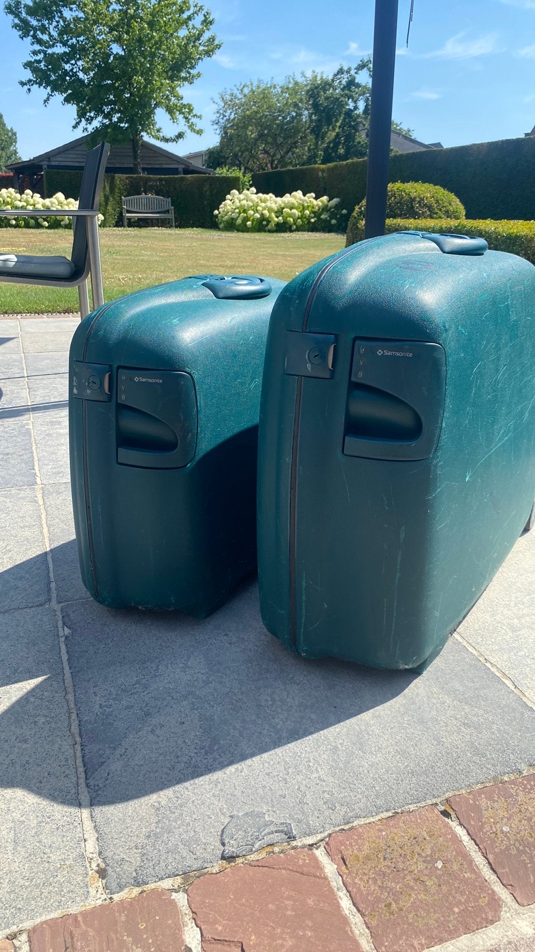Reiskoffers Samsonite, Ophalen, Gebruikt, Groen