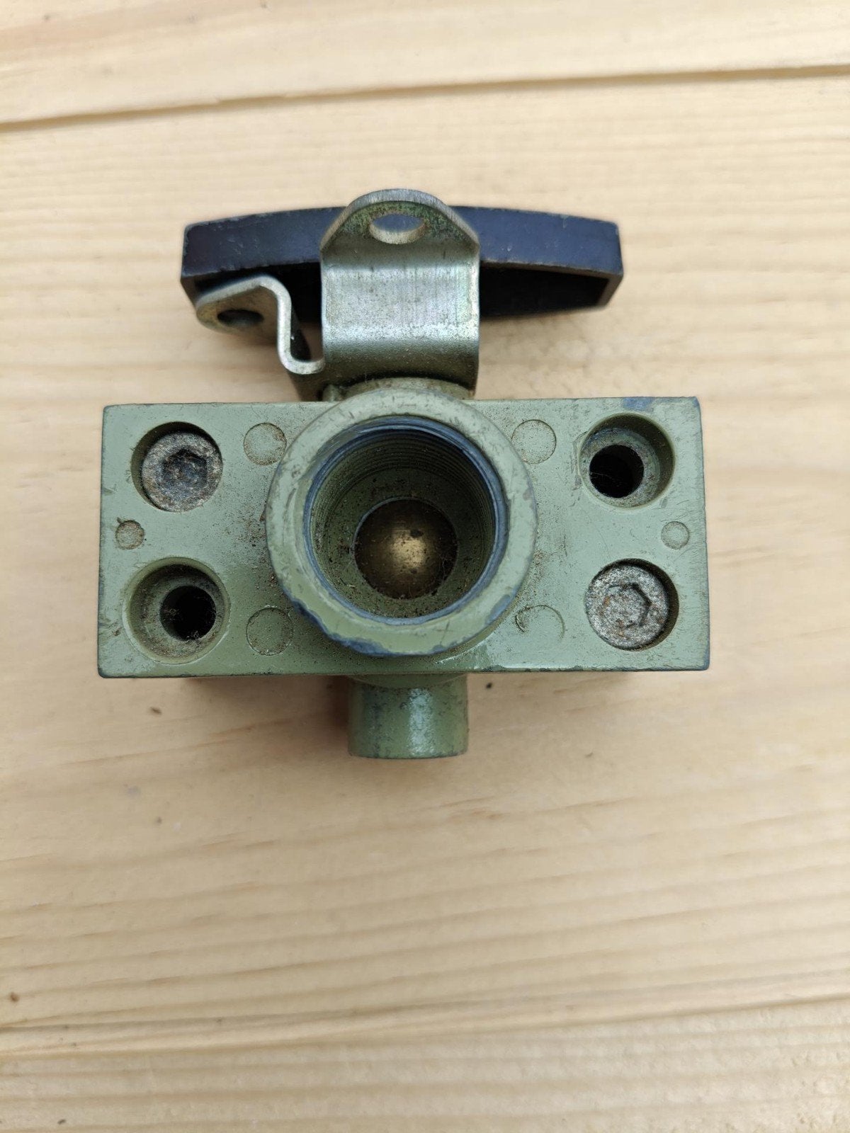 Vintage Camping Gaz Globe Trotter – Olive Green Gas Valve /, Caravans en Kamperen, Kampeeraccessoires, Ophalen of Verzenden