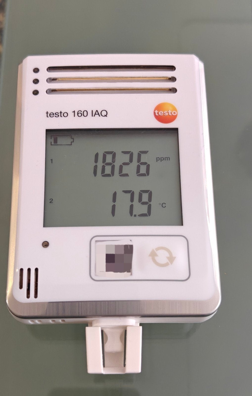 Testo 160 IAQ Wifi-datalogger (draadloos), Enlèvement ou Envoi, Comme neuf, Distance