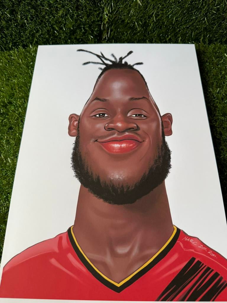 Karikatuur batsman A4, Verzamelen, Ophalen of Verzenden, Nieuw, Poster, Plaatje of Sticker