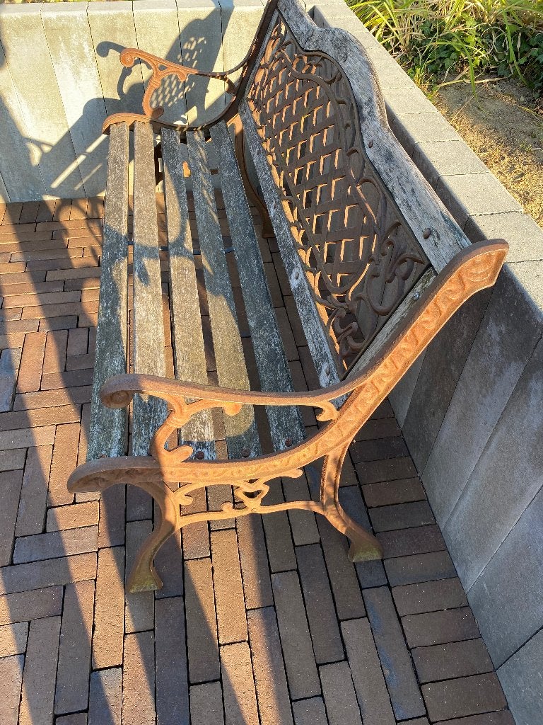 Banc de jardin, Jardin & Terrasse, Bancs de jardin, Enlèvement, Utilisé, Autres matériaux