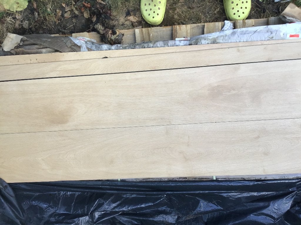 Vloertegel houtlook restpartij te koop, Ophalen, 60 cm of meer, Nieuw, 10 m² of meer
