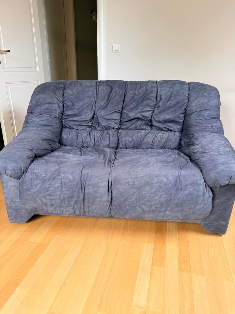 Canapé 2 places moderne en tissu, Maison & Meubles, 75 à 100 cm, Moins de 150 cm, Banc droit, Comme neuf