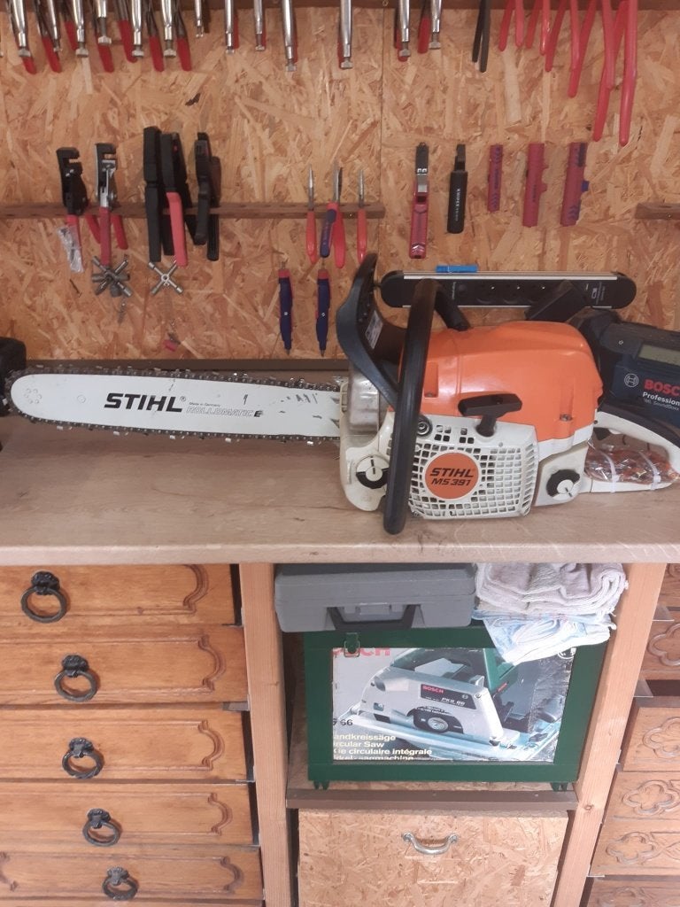 STIHL MS 391, Doe-het-zelf en Bouw, Ophalen, Zo goed als nieuw, Kettingzaag, Sthil