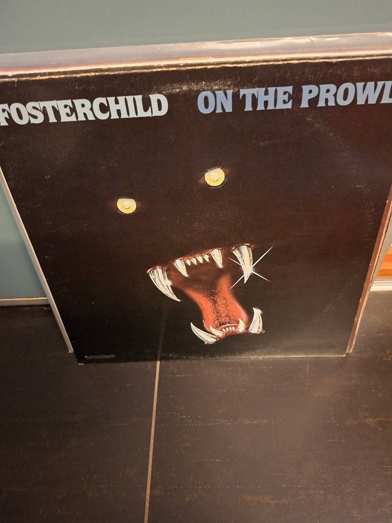 lp - fosterchild - on the prowl - vak 2, Cd's en Dvd's, Vinyl | Hardrock en Metal, LP, Gebruikt, Ophalen of Verzenden, Hardrock
