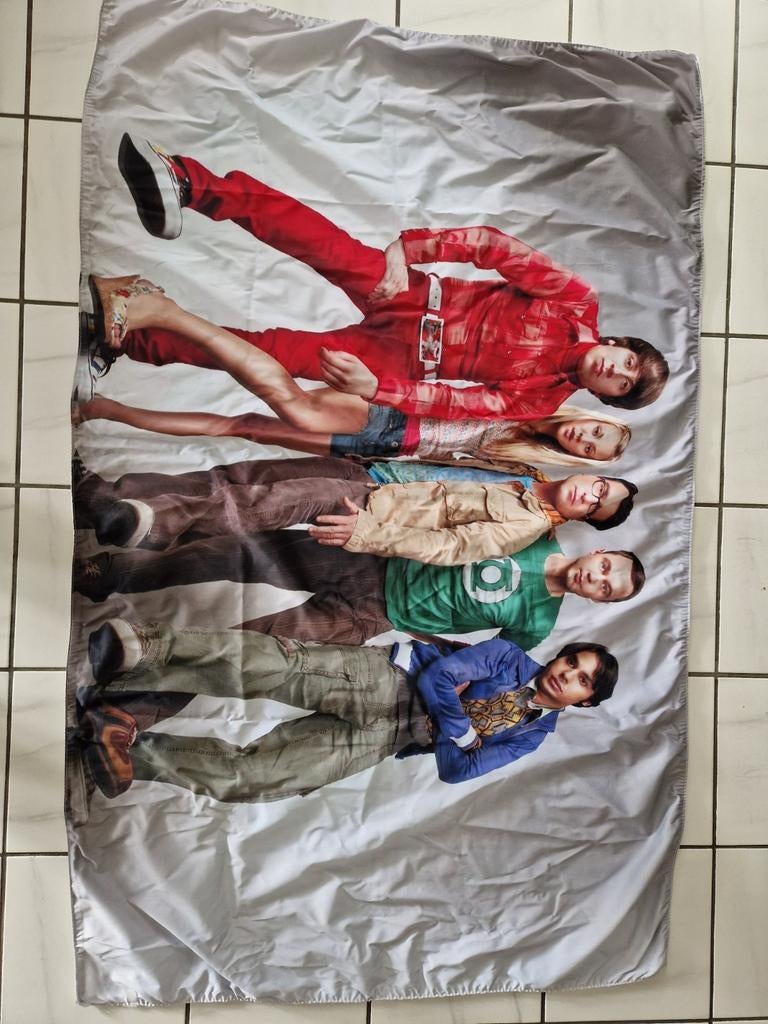 Groot Canvasdoek The Big Bang Theory, Ophalen of Verzenden