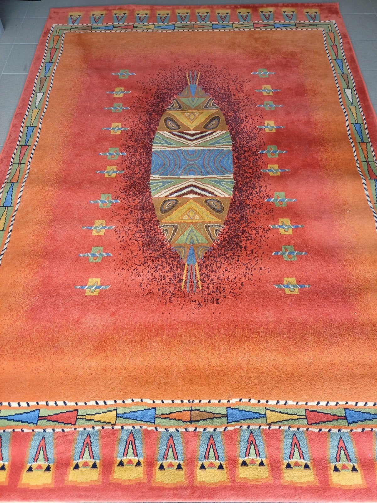 Tapijt, Maison & Meubles, Ameublement | Tapis & Moquettes, Rouge, 200 cm ou plus, 150 à 200 cm, Comme neuf