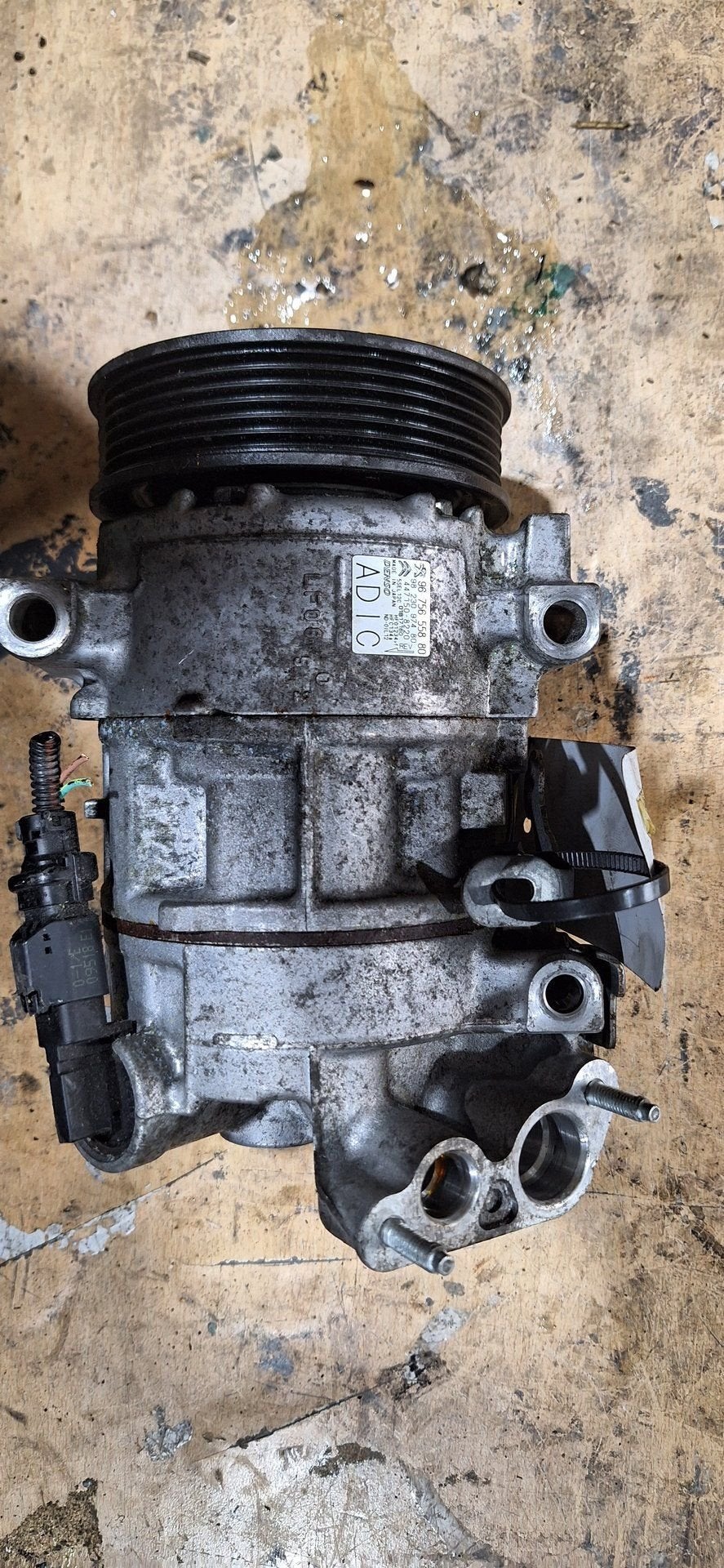 Originele Denso PSA Peugeot / Citroën Aircopomp (98 103 503, Gebruikt, -, -, Ophalen of Verzenden