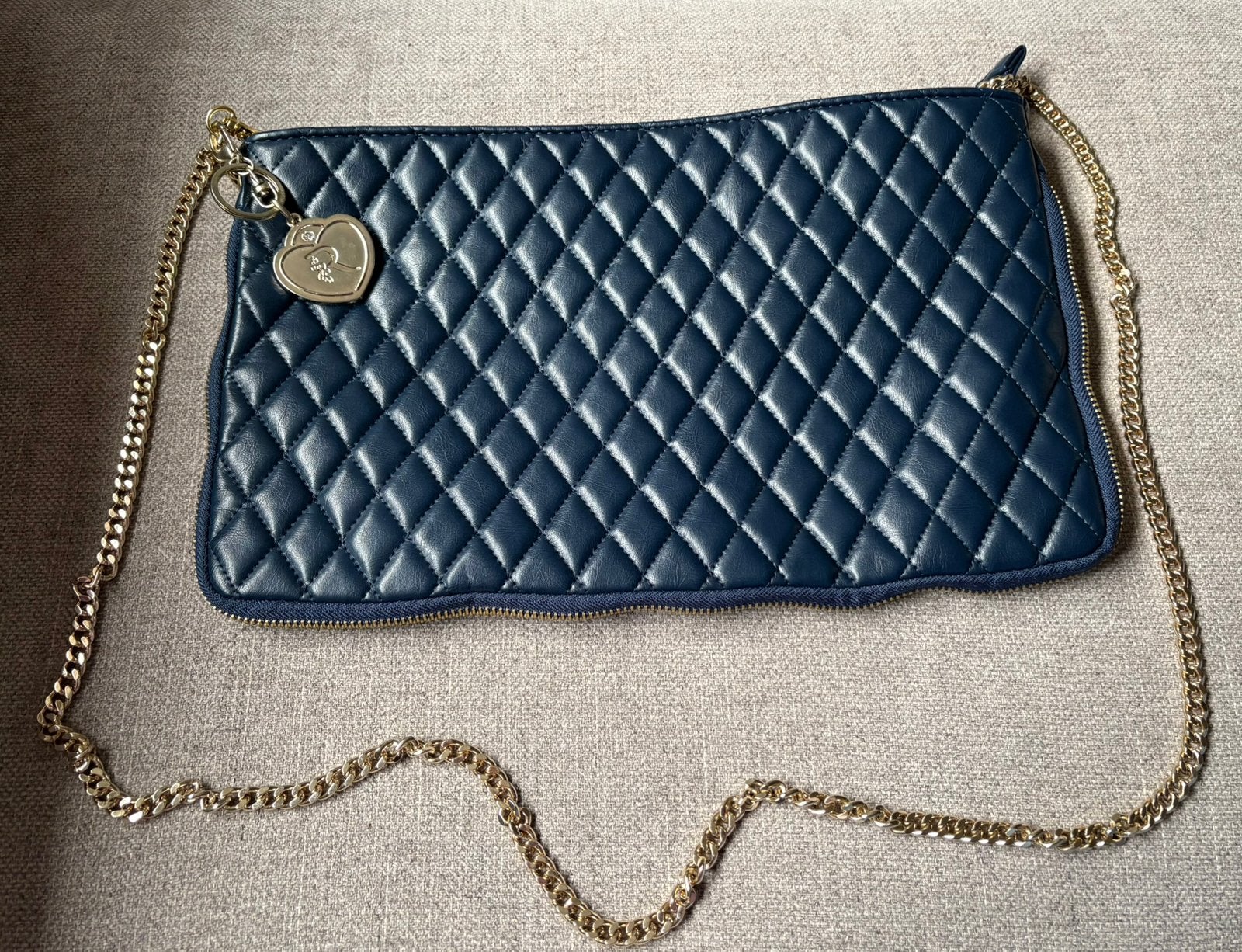 Handtas Rinascimento, Ophalen, Zo goed als nieuw, Blauw, Overige merken