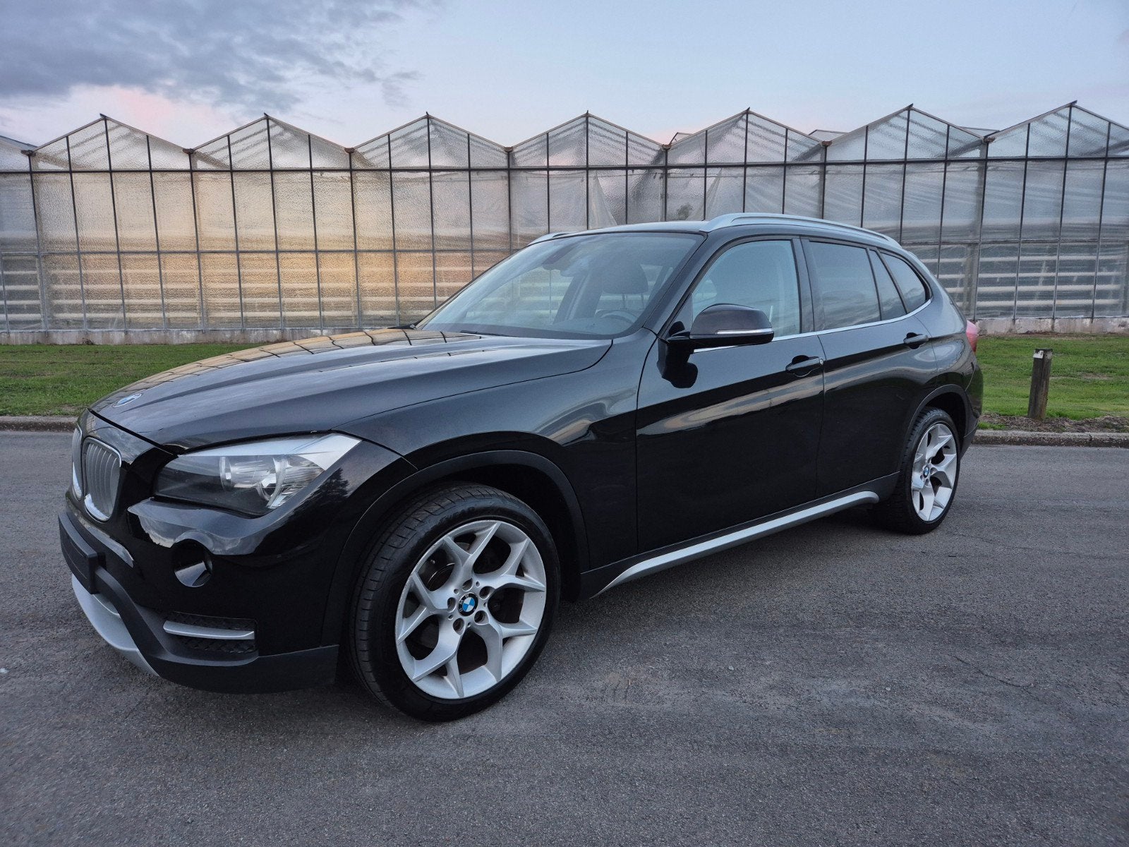 Bmw x1 118d 140 pk 150dkm Navigatie Airco Pdc Gekeurd Vvk, Auto's, 4 cilinders, Zwart, Leder, 5 deurs