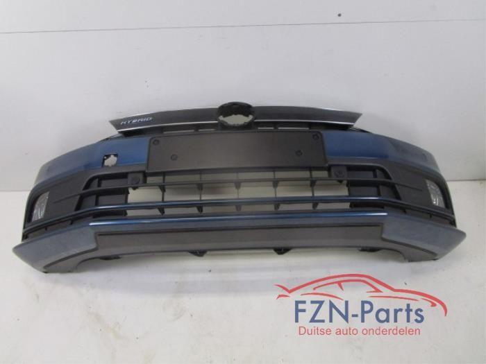 VW Jetta 5C Hybride Voorbumper 4PDC Mistlampen Pacific Blue, Enlèvement ou Envoi, Utilisé, Avant, Pare-chocs