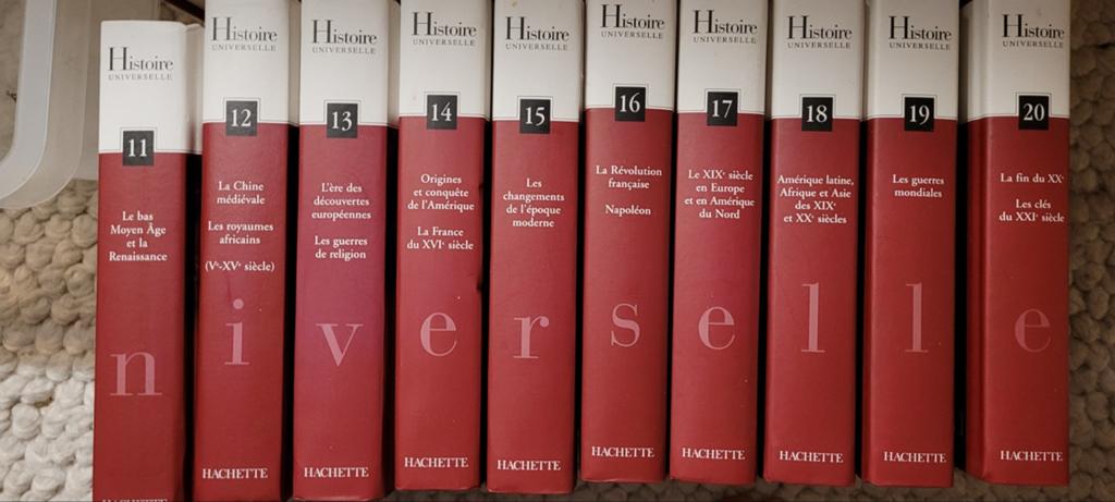 Superbe collection complète “L’Histoire Universelle” – Hache, Livres