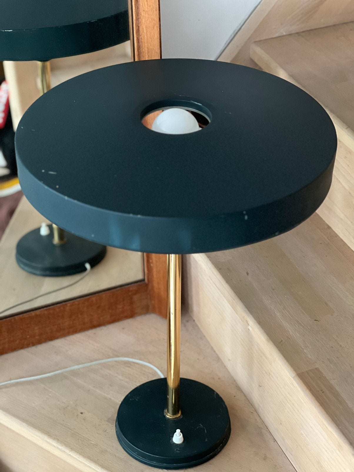 Lampe Louis Kalff 50’s, Enlèvement ou Envoi, Comme neuf
