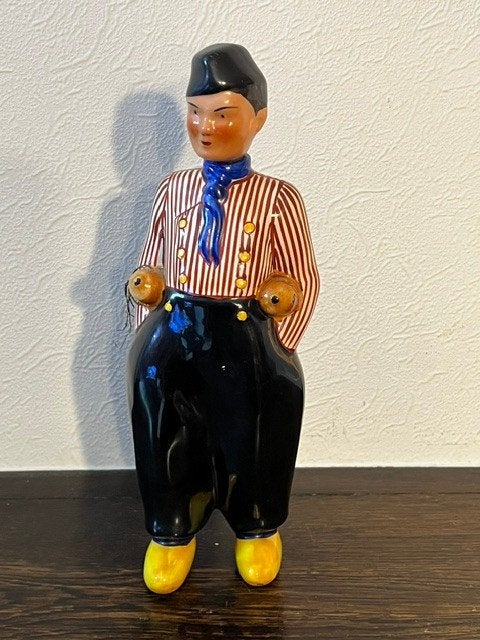Porseleinen fles van Jenever Bols, Hollandse boer, Antiek en Kunst, Ophalen