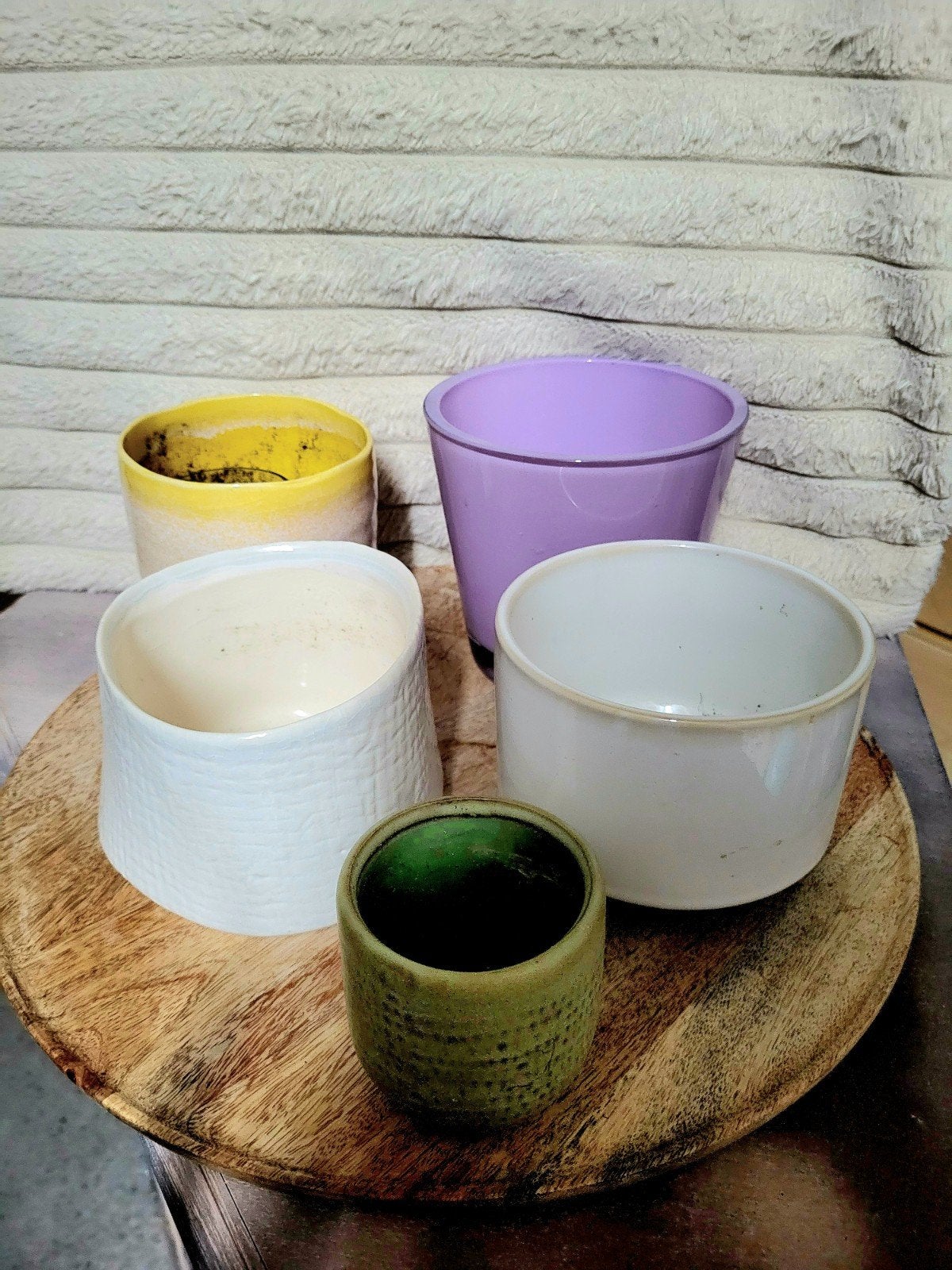 Bloempotjes voor binnen, Ophalen, Binnen