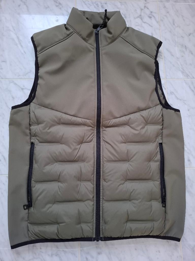 TOM TAILOR Doudoune bodywarmer sans manche kaki M, Enlèvement ou Envoi, Comme neuf, Vert, Tom tailor